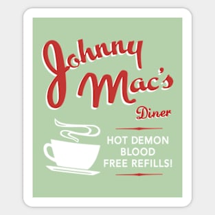 Johnny Mac's Diner Sticker